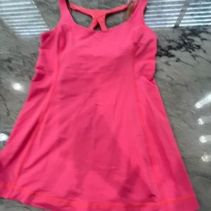 Lululemon Athletica tank top, bright pink, size 4 or 6
